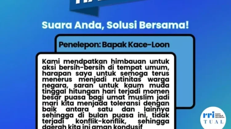 Warga Menyambut Positif Gerakan Indonesia ASRI di Malra